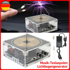 Teslaspule Bluetooth Mini Musik Lautsprecher Spule Bogen Plasma Tesla Coil NEU