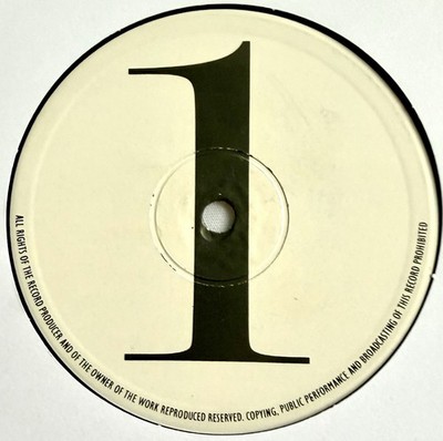 THE CURE -Let's Go To Bed- UK 12'' White Label Test Pressing (Vinyl Record)