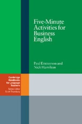 Five-Minute Activities for Business English Paperback Paul Emmers