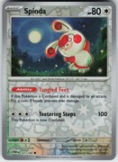 Pocket Scout - Spinda 151/182 Reverse Holo Near Mint SV04: Paradox Rift Pokemon card