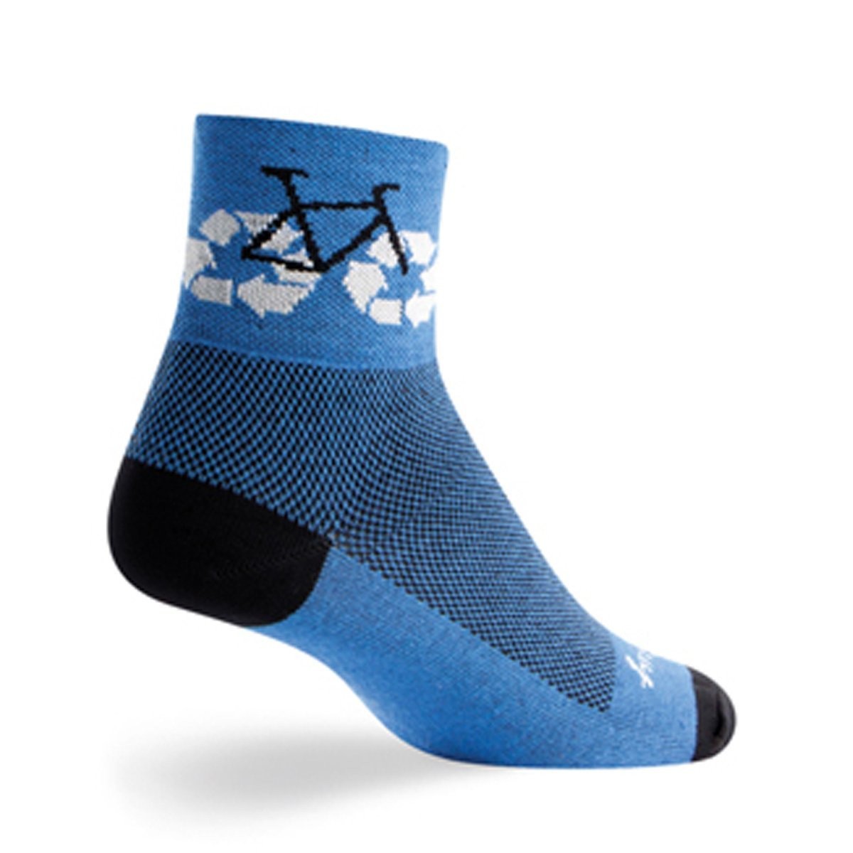 Socks - SockGuy - 3" Classic Recycle Bike L/XL Cycling/Running NEW