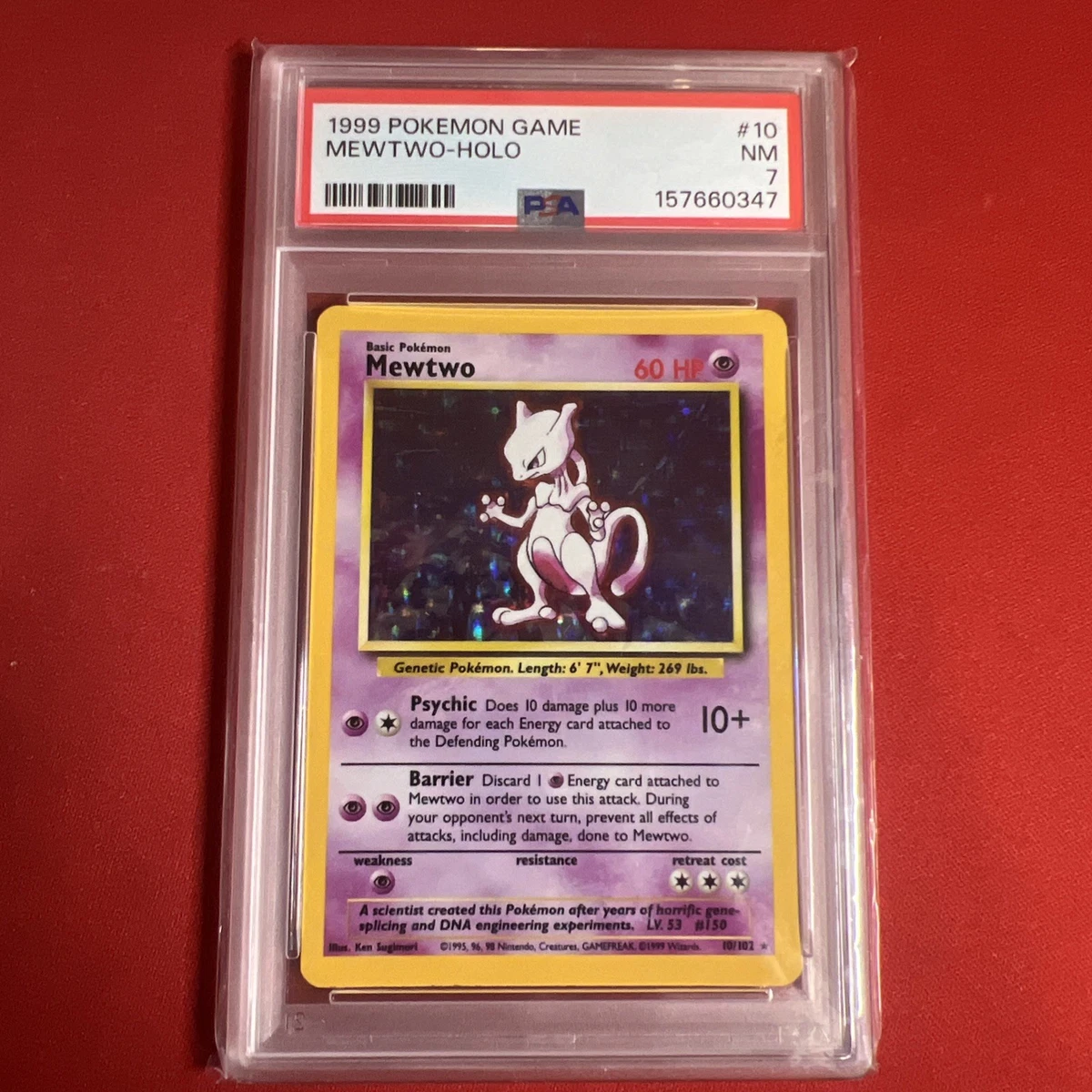 Pokémon TCG Base Set Grade 7 English Collectible Individual Card