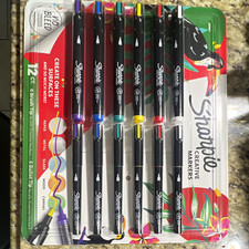 Sharpie Creative Markers 12ct Brush Tip Acrylic Markers, Multicolor Set