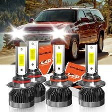 For Chevy Suburban 2500 2000-2006 LED Headlight Bulbs High Low Beam Light Kit