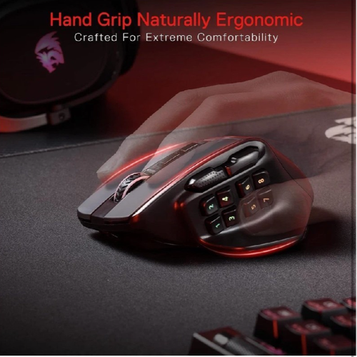 Redragon M811 PRO Wireless MMO Gaming Mouse 15 Programmable Buttons RGB Gamer - 第 6/6 張圖片