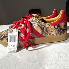 adidas Gazelle Golf Lux Mens Animal Print Mul...