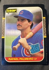 1987 Leaf Canadian - Rated Rookies Rafael Palmeiro #43 (RC)