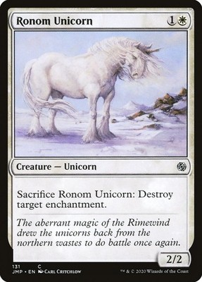 MTG Magic the Gathering Ronom Unicorn (131/496) Jumpstart LP