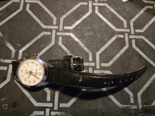 Vintage SWISS GENEVA DE LUXE watch winds runs
