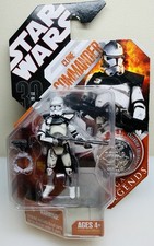 2007 Star Wars Saga Legends Clone Commander 4    Figure Collector Coin Sealed