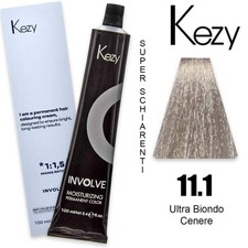 Hair Color 11.1 Kezy Involve Color Ultra Ash Blonde Professional Dye 100ml