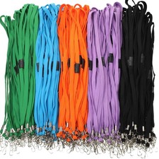 Windyun Breakaway Lanyards for ID Badges Bulk Lanyards Strap with J Hook Flat...