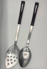 Vintage Stanley StanHome Kitchen Utensil Slotted And Regular Spoons Lot Of 2