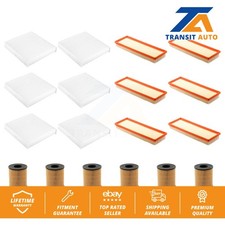 Air Cabin Engine Cartridge Oil Filters (18 Total) Kit For Fiat 500 KFM-104081