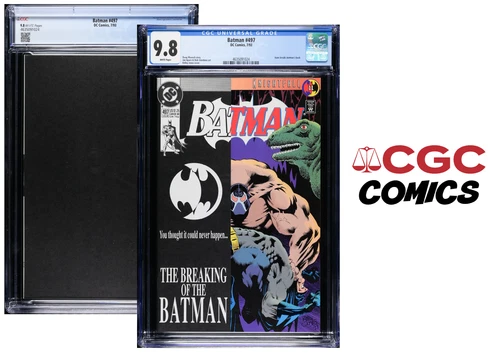 OBO🦇🙎Batman #497 Knightfall - Bane Breaks Batman's Back (1993)(CGC 9.8 Graded)