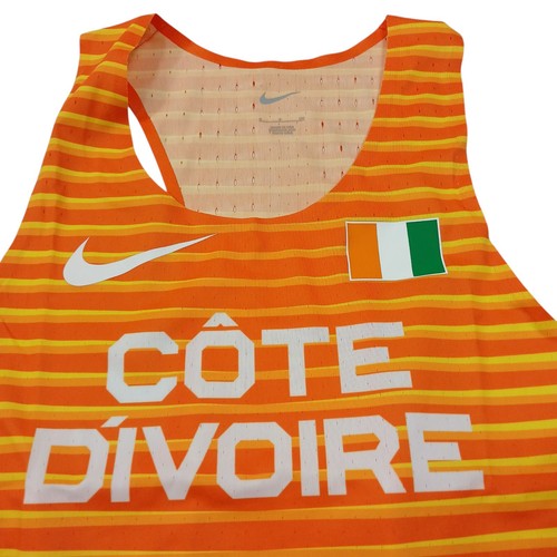 Nike Pro Elite Gr. S Team Cote Divoire Aeroswift Running Singlet CI8100-812 - Bild 2 von 6