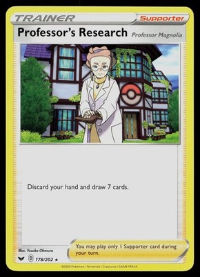 PROFESSOR'S RESEARCH 178/202 RARE DECK EXCLUSIVES POKEMON NM
