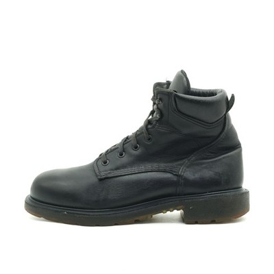 Red Wing Shoes Herren 607 Stiefel Schwarz Leder Work Arbeitsstiefel EU 43