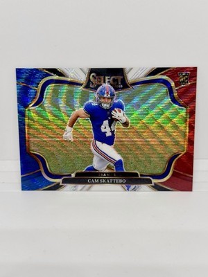 2025 Panini Select Prizm Cam Skattebo Tri Color Field Level 09/99 RC