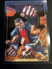 Marvel Masterpieces '92 Platinum - Clear Cut - Cage - 17