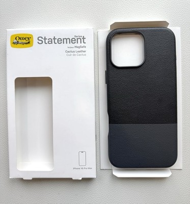 OtterBox iPhone 16 Pro Max Statement Cactus Leather Case - Desert Dusk Black