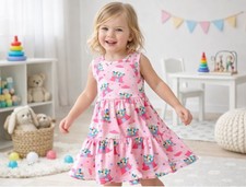 PETE  LUCY Bubblegum Bliss Pink Sleeveless Girls Boutique Dress NEW 2T