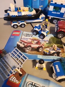 Lego City Forest Police Lot 4052 4436 4437 4438 & 4441 Please Read 