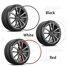 4pcs 18 19 20 Car Wheel Hub Rim Trim Tire Ring Guard Strip Protector Decor