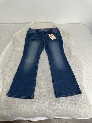 LEI Denim Jeans Juniors 17 Blue Ashley Low Rise Boot Cut Western