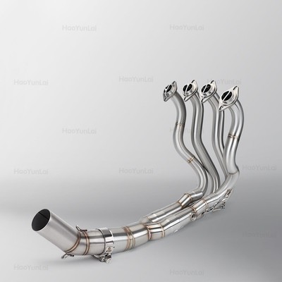 For Kawasaki Ninja ZX6R ZX636 09-25 Exhaust System Header Mid Link Pipe Slip-On