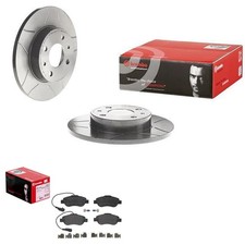 brembo BREMSSCHEIBEN 240mm + BELÄGE VORNE passend für FIAT 500 + 500 C Cabrio