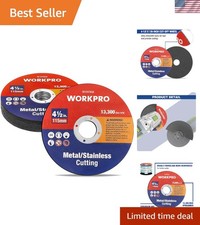 Precision Cut-Off Disc Set: 10-Pack Ultra-Thin 4-1/2 Inch Metal Cutting Wheels