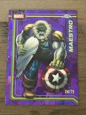 2026 Topps Chrome Sapphire Marvel Maestro Purple Sapphire Refractor /75 #133