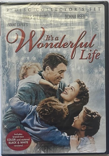 IT'S A WONDERFUL LIFE (DVD) VG Disc + Cover Art - NO CASE