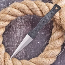 8'' 1095 High Carbon Steel Knife Blank Blade DIY Bushcraft Hunting Knife Making