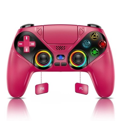 Gamrombo LED Wireless Controller for PS5, Compatible with PS5 Pro/Slim/Pc, Dual