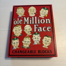 Ole Million Face - Changeable Blocks - Carey Orr Optical Toys - 1998 Excellent