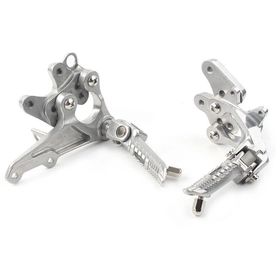 Para Suzuki GSXR 1000 2009 2010 2011 estriberas delanteras L&R reposapiés soportes Foto 4 de 4