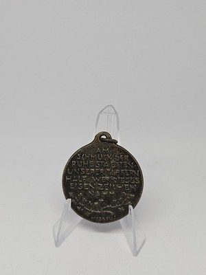 Tragbare Medaille ''Ich hatt einen Kameraden'' , geschwärzte Eisenmedaille, 86934