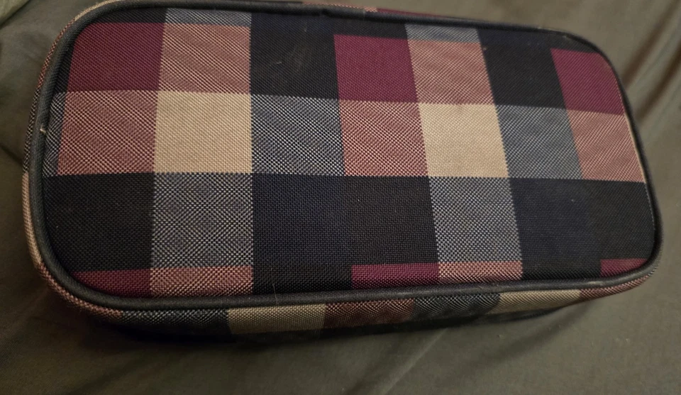 Satch Mäppchen groß kariert • guter Zustand • mit geringen Gebrauchsspuren - Bild 2 von 2