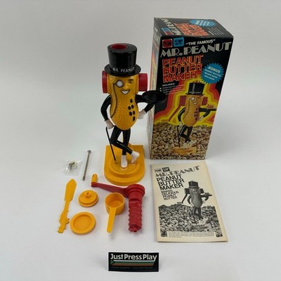NIB NOS Vintage Mr. Peanut Planters Peanut Butter Maker Complete