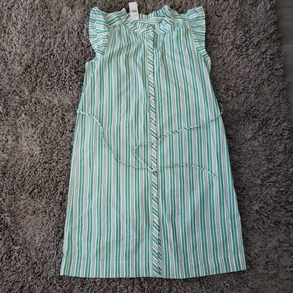 loft green striped dress 9 Loft Spring Looks You Need