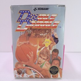 Carro de caja Double Dribble (Nintendo Entertainment System 1985) NES probado manual