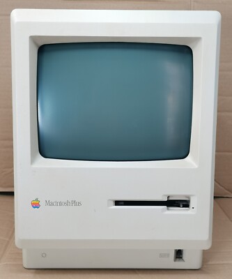 Apple Macintosh Plus 1MB Model M0001AP Retrocomputer funktioniert nicht selten PC old gen