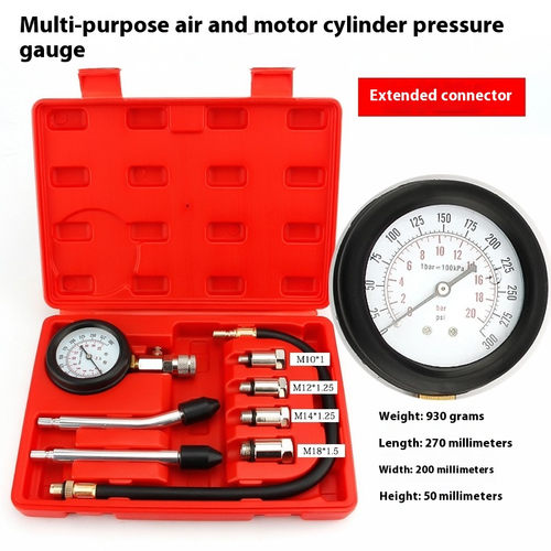 Cylinder Pressure Gauge for Automobile Cylinder Pressure Gauge for Motorcycle - Afbeelding 12 van 15