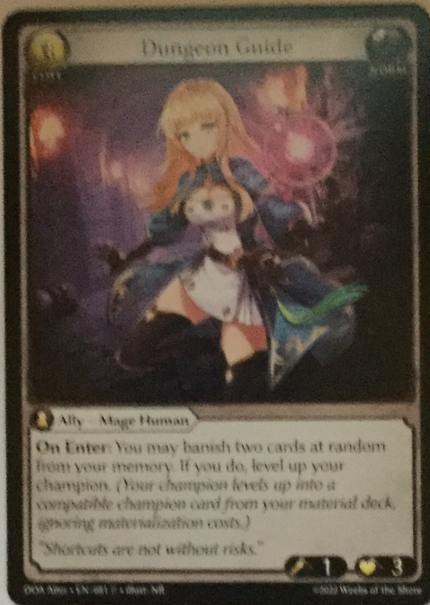 grand archive dungeon guide 4枚 Dungeon Guide - Dawn of Ashes 1st Edition - Grand Archive