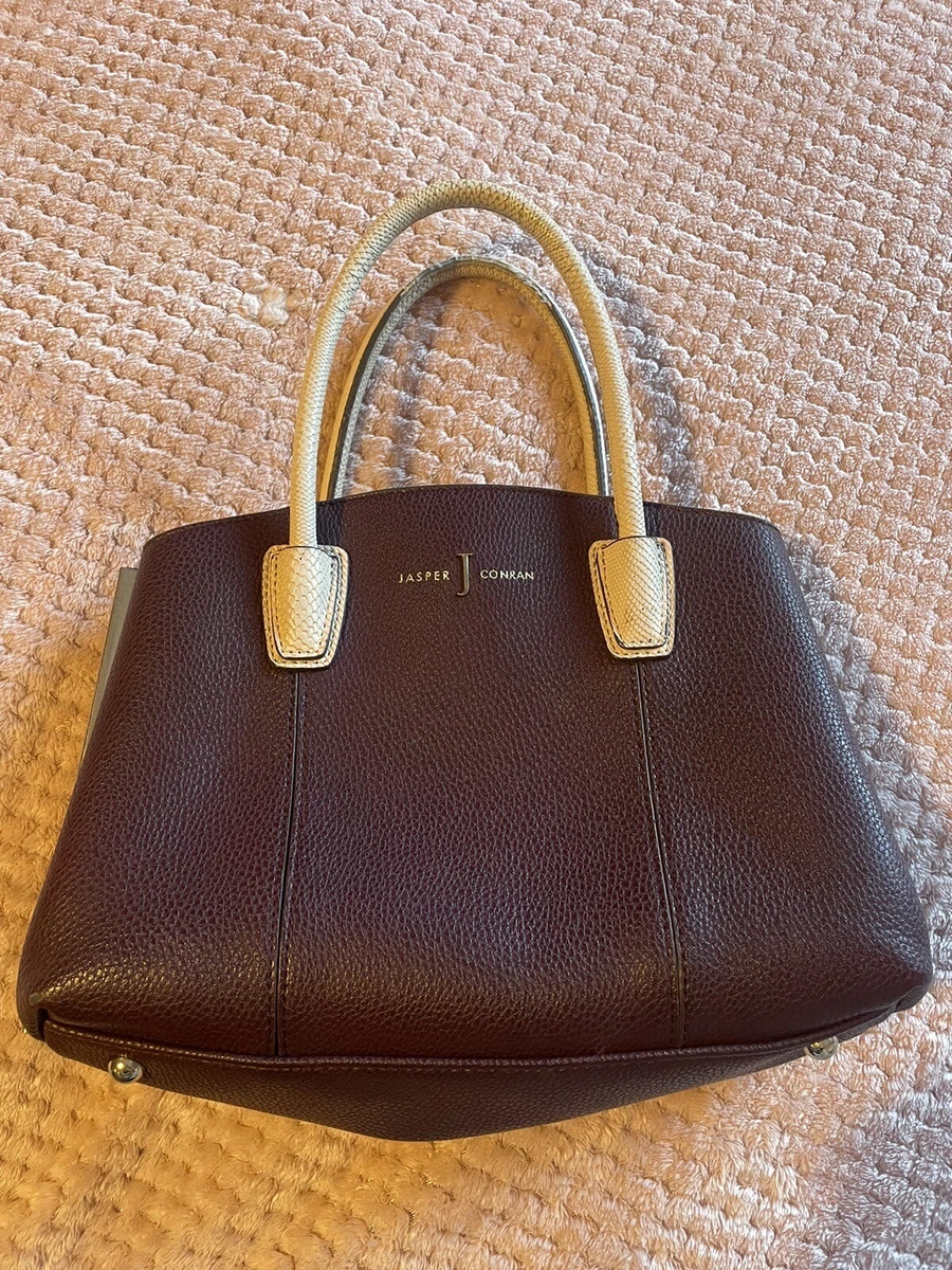 Jasper conran burgundy best sale bag