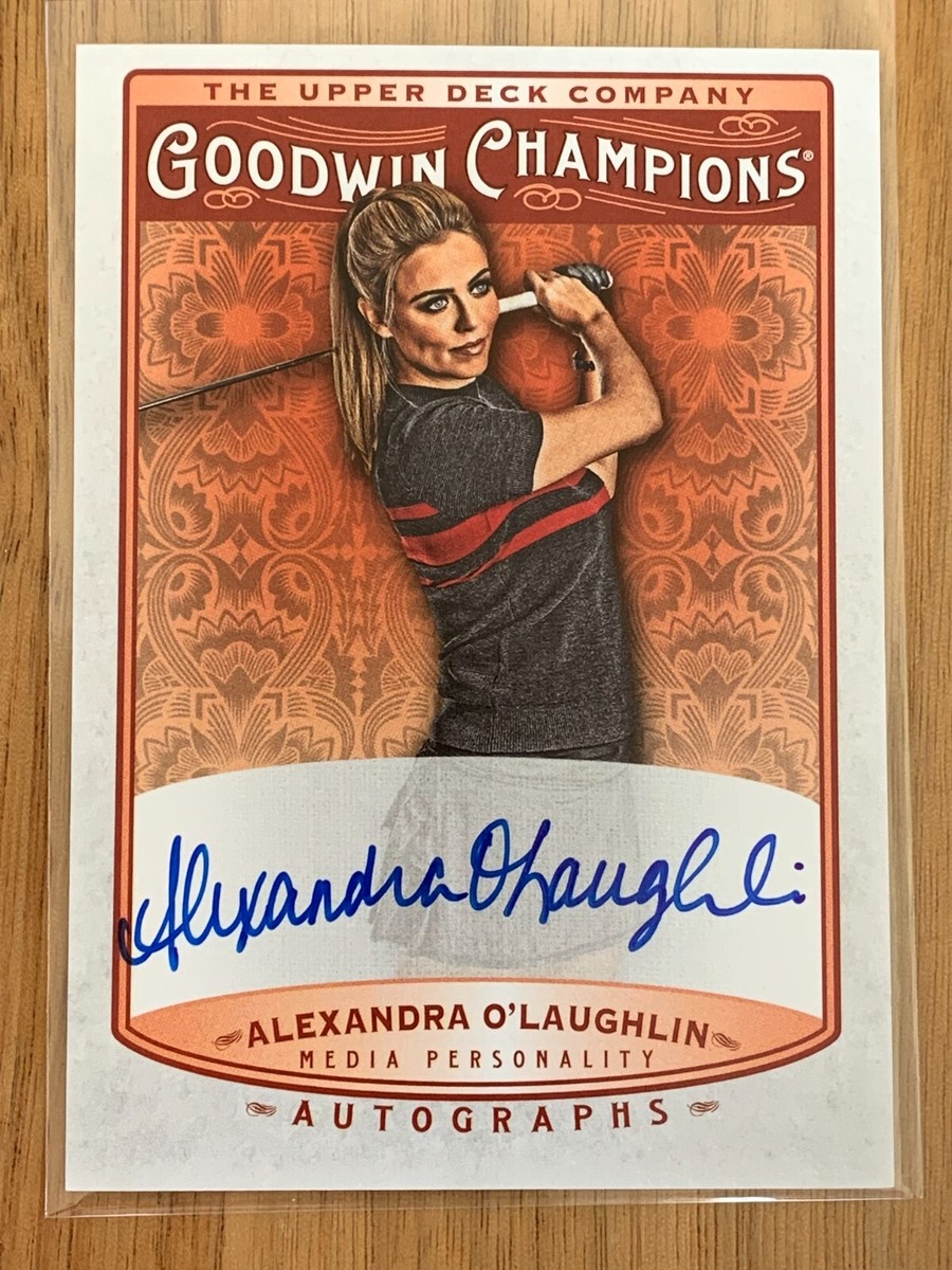 2019 UD Goodwin Champions AUTO Alexandra O'laughlin #A-AO (B165