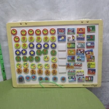 RESPONSIBILITY CHART wooden magnetic Melissa & Doug chores & rewards NWT