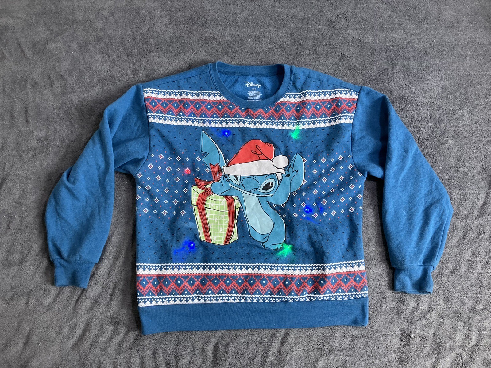 Disney Stitch Merry Stitchmas Ugly Christmas Sweater … Gem